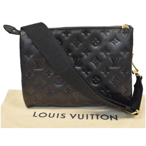 black crossbody louis vuitton|Louis Vuitton black shoulder bag.